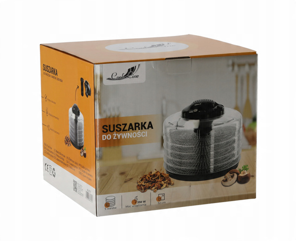SUSZARKA DO ŻYWNOŚCI 5-POZIOMOWA 350W FI 32 CM *2721