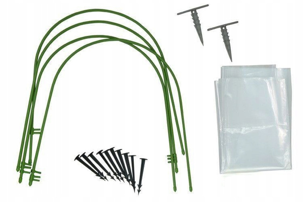 MINI SZKLARNIA OGRODOWA WYM. FOLII 1,8 x 6 M *5900