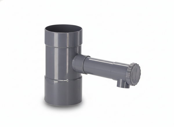 RAINWATER COLLECTOR GRAY 80 MM