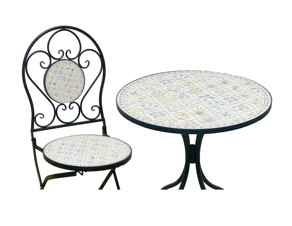 ZESTAW MEBLI OGRODOWYCH METALOWYCH MOZAIKA "LOULOUDIA" STÓŁ + 2 KRZESŁA pol_pl_ZESTAW-MEBLI-OGRODOWYCH-METALOWYCH-MOZAIKA-LOULOUDIA-STOL-2-KRZESLA-4140-9174_8