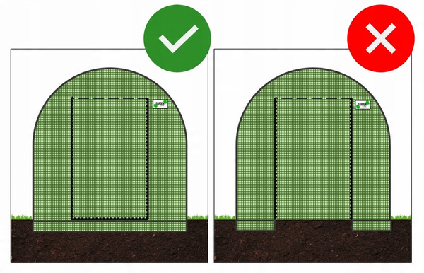 TUNEL FOLIOWY OGRODOWY 4 SEGMENTOWY ZIELONY NEW SOLUTION 4 x 2,5 x 2 M