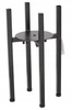 METAL STAND / FLOWER POT HOLDER 20 - 30.5 CM X 38 CM BLACK