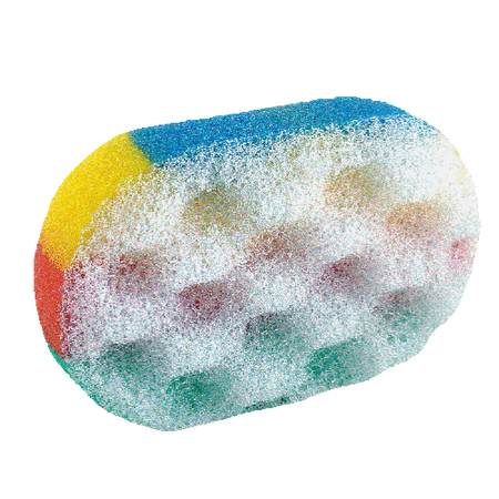 BATH SPONGE MASSAGE RAINBOW