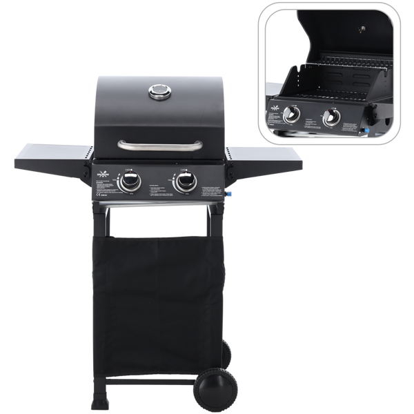 GRILL GAZOWY 2-PALNIKOWY 5,4kW 