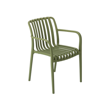 ZÁHRADNÁ STOLIČKA 45.5 x 57 x 45 / 81 CM ZELENÁ *8670