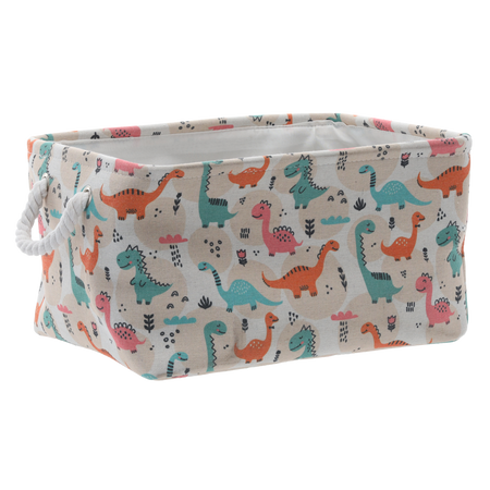 RECTANGULAR BASKET DINOSAURS SIZE L