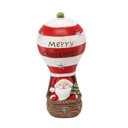 FIGURKA BOŽONAR. - MIKULÁŠ V BALÓNE 20 X 20 X 43 CM LED *0998
