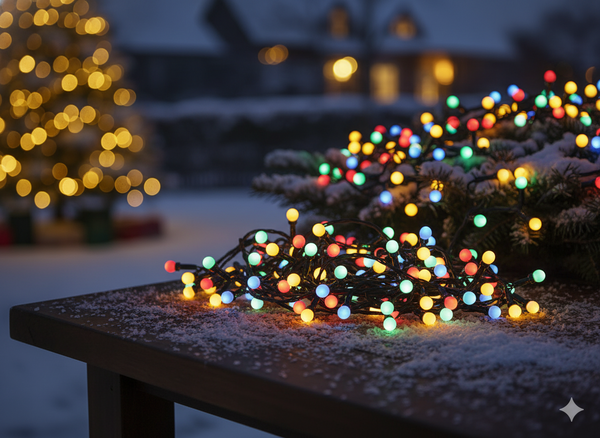 LED CHRISTMAS TREE LIGHTS BALLS 200L MULTICOLOR