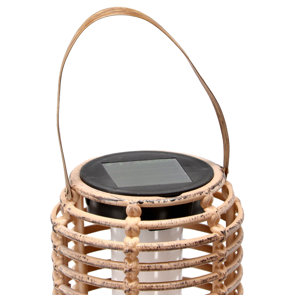 LAMPA SOLARĂ ANTIQUE ÎNĂLȚIME 35,5 CM MIX PATRONI ALB CALD disp=9buc *4399