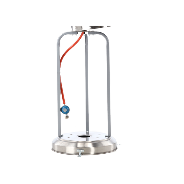 STAINLESS STEEL GAS PARASOL 221 CM
