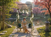 GARDEN PERGOLA WITH BENCH