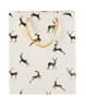 CHRISTMAS GIFT BAG REINDEERS 26 x 32 x 10 CM