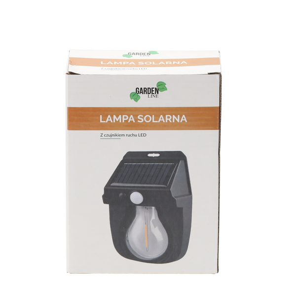 SOLÁRNÍ LED SVÍTIDLO S PIR SENSOREM 11 x 5,5 x 15,7 CM *5646