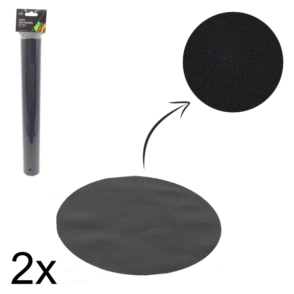 KPL. 2 OKRĄGŁYCH MAT TEFLONOWYCH DO PIECZENIA NA GRILLU 40 CM *5554