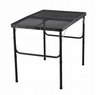TOURIST FOLDING TABLE BLACK 90 x 60 x 40/70 CM