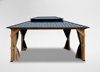 ALTANA OGRODOWA 300 x 365 x 278,3 CM DREWNIANA