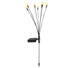 KPL. 2 LAMP SOLARNYCH H 70 CM ŚWIETLIK 6 LED CIEPŁY BIAŁY *5899