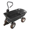 WÓZEK OGRODOWY DWUFUNKCYJNY CZARNY*0078