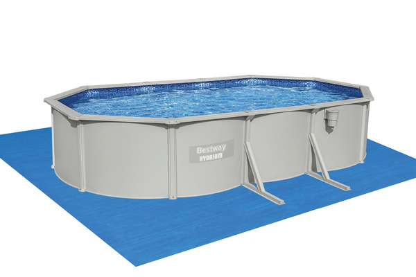FRAME POOL 6.10m x 3.60m x 1.2m (POOL, FILTER PUMP, LADDER, FLOOR) *6712