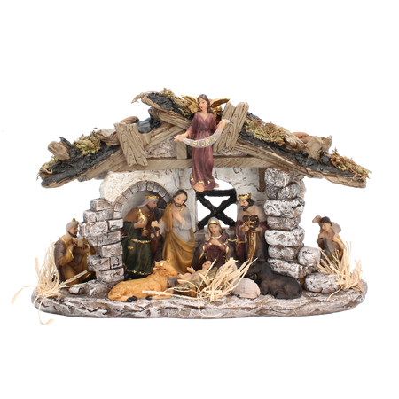 CHRISTMAS NATIVITY SCENE LED 30 x 11 x 19 CM