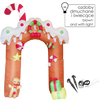 INFLATABLE ARCH GINGERBREAD LED 300 CM