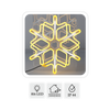 SNOWFLAKE 60 CM NEON LED ALB CALD + ALB RECE FLASH INTERIOR/EXTERIOR *8301