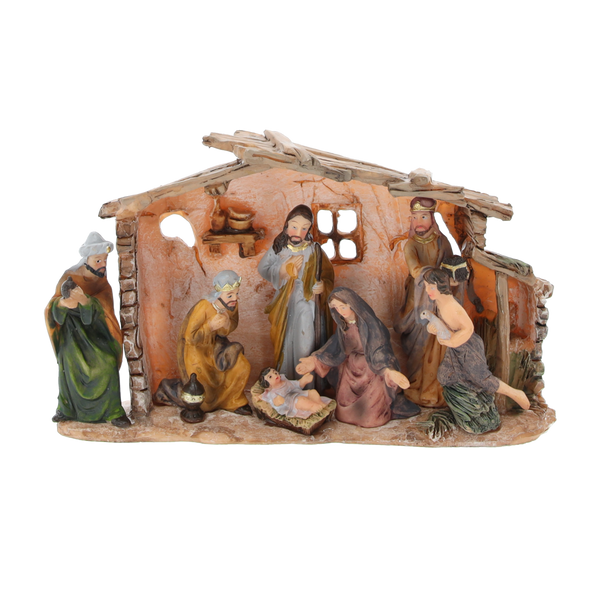 CHRISTMAS NATIVITY SCENE 17,5 x 5 x 10,5 CM