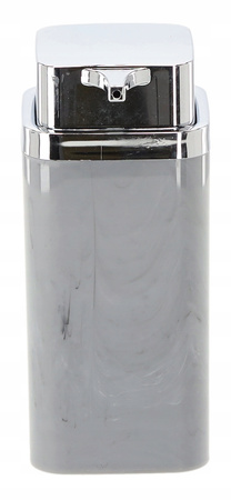 5-PIECE BATHROOM SET SQUARE MARBLE GREY