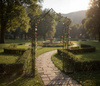 PERGOLA OGRODOWA 173 x 51 x 260 CM ANTYCZNY BRĄZ *1449