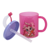 KUBEK PLASTIKOWY 210ML ZE SŁOMKĄ *8551