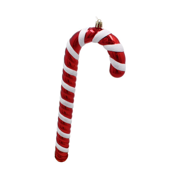 SET OF 32 CHRISTMAS TREE ORNAMENTS - CANDY CANE 25 CM / BALLS MIX OF COLORS 3 CM