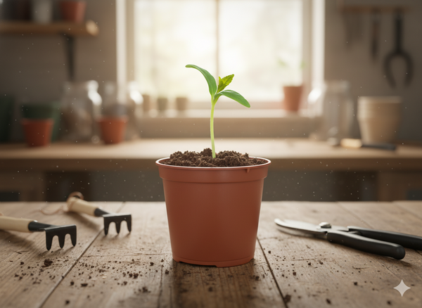 SET OF 12 POTS FOR SEEDLINGS FI 6 CM 