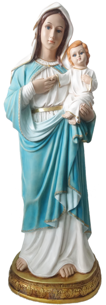 MAICA DOMNULUI CU PRUNCUL IISUS 99 CM OCHI DIN StICLĂ *4503