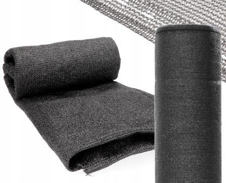 SÍTKA NA STÍNĚNÍ NA OPLOCENÍ ANTRACIT 1,5 x 10 M 135g/m2 90% *5689