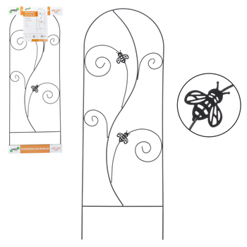 REȚEA / SUPORT PENTRU PLANTE 60 x 167 CM NEGRU *1916