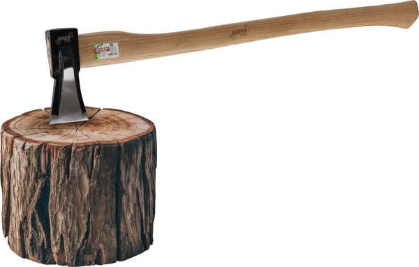 SIEKIERA ROZŁUPUJĄCA 3000 GR Z DREWNIANYM TRZONKIEM 90 CM