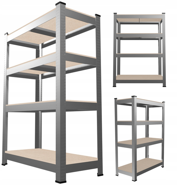 REGAŁ 4-POZIOMOWY 150 x 70 x 30 CM  UDŹWIG PÓŁKI: 150 KG *7792