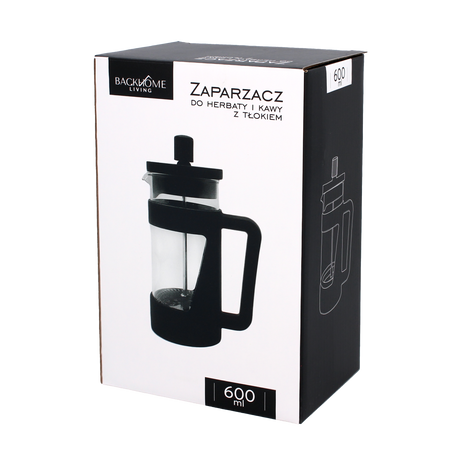 CEAINICĂ PENTRU CEAI ȘI CAFEA 600 ML CU PISTON *1533