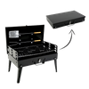 FOLDABLE TRAVEL GRILL SUITCASE WITH FORKS AND SHOVEL 44 X 23 X 48 CM