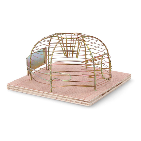 PUŁAPKA NA MYSZY– ŻYWOŁAPKA  14 x 14 x 5,5 CM opak=24szt *3606