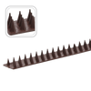 PLASTIC BIRD SPIKES 4.5X50CM BROWN PACK=10PCS