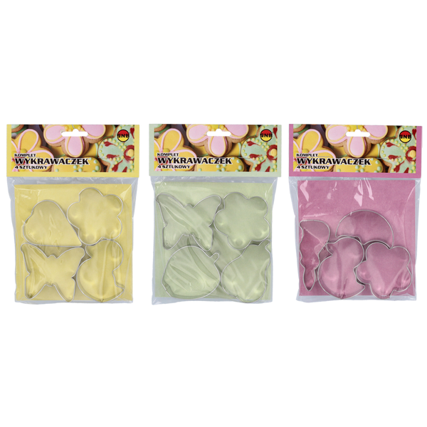 SET OF 4 SPRING COOKIE CUTTERS