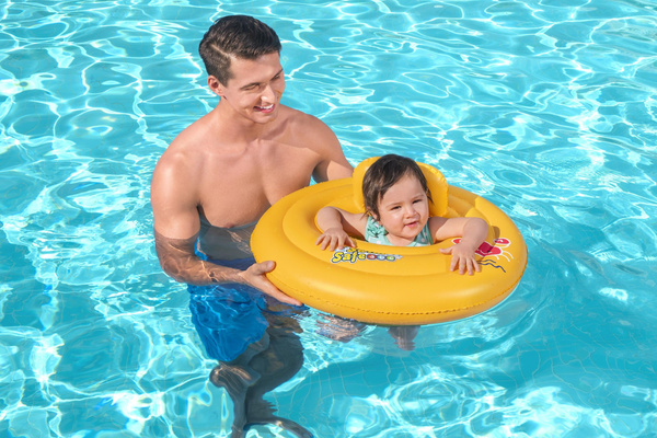 Swim Safe™ 27"/69cm Wondersplash Round 3-Ring Baby Boat