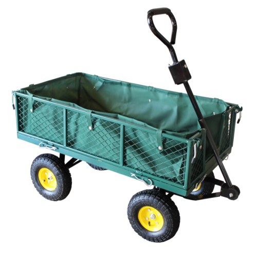 WÓZEK OGRODOWY DWUFUNKCYJNY ZIELONY *6841