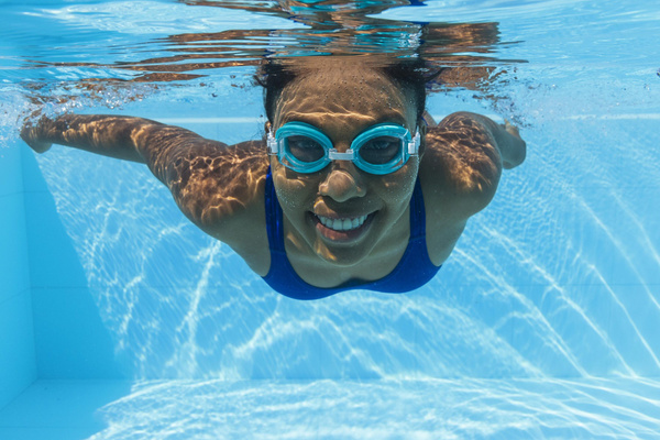 (one pair of goggles, 3 assorted colors)