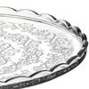 GLASS PLATE WITH GLASS LID O 29 CM HEIGHT 25 CM