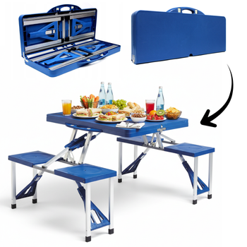 SET TOURIST - FOLDING TABLE WITH STOOLS *2712