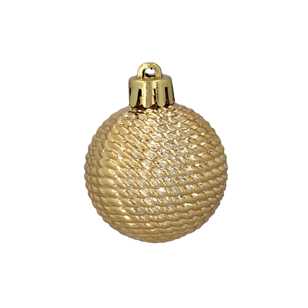 KPL. 16 BOMBEK 4 CM ČERVENÉ/ZLATEJ/STRIEBORNÉ MIX VZOROV TUBA *7511