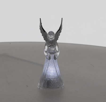 CHRISTMAS DECORATION - SMALL LED PLASTIC ANGEL 4 x 4 x 11 CM ASSORTED DESIGNS disp=12pcs