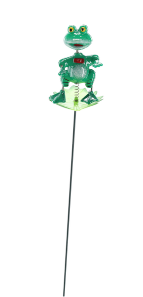 OZDOBNÁ KÚTIK DO KOCKY / ZÁHRADY - ŽABA 11 CM / 50 CM *5313